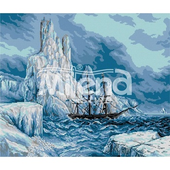 Milena Style Айсберг - гоблен със схема конци dmc 1: 4