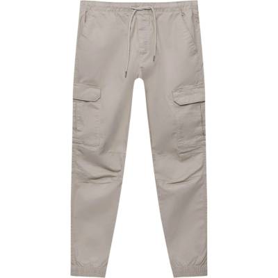 Pull&Bear Карго панталон сиво, размер XXL
