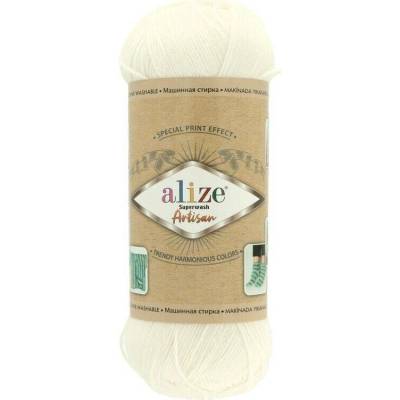 Alize Superwash Artisan 55 bílá