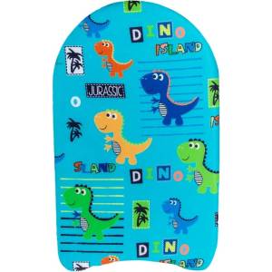  Детска дъска за плуване Динозаври, Dino Island, 45 х 27 cm, Тюркоазено син