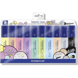 STAEDTLER Маркер за подчертаване Textsurfer пастел/винтидж асортимент (10) (364 CWP10)