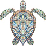 HARAHU Дървено пъзел - Sea Turtle / S KP21921