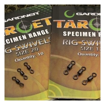 GARDNER Obratlík Target Rig Swivels veľ.20 10 ks
