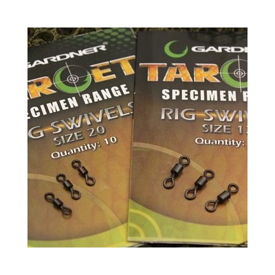GARDNER Obratlík Target Rig Swivels veľ.12 10 ks