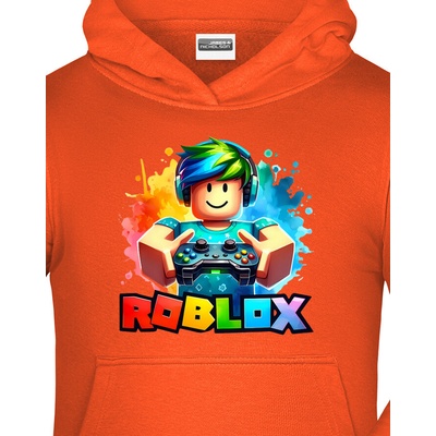 Dětská mikina Roblox 3 Oranžová