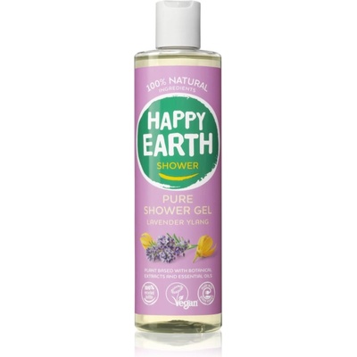 Happy Earth 100% Natural Shower Gel Lavender Ylang душ гел 300ml