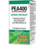 Natural Factors Против болка и възпаление - ПЕА (палмитоелетаноламид), 400 mg x 90 V капсули Natural Factors (2700 NF)