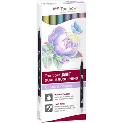 Tombow T Pastels 6 ks ABT-6C-2