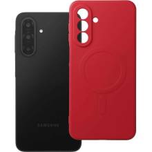 Forcell Silicone Mag cover Samsung A17 red 307906