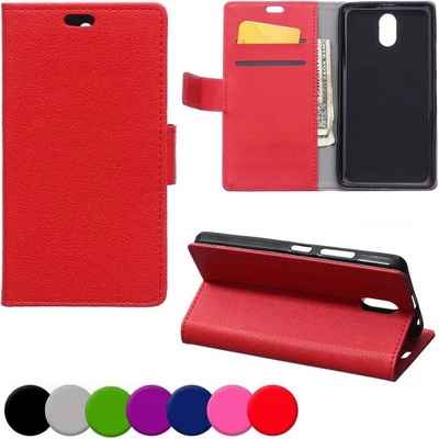 Lenovo Vibe P1m Magnetic Wallet Кожен Калъф и Протектор