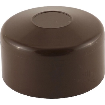 Čepička PVC průměr 76 mm, hnědá