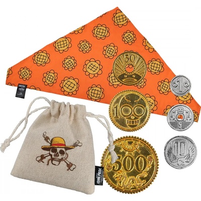 Distrineo Dárkový set One Piece Nami's Bandana & Berry Coins šátek a mince