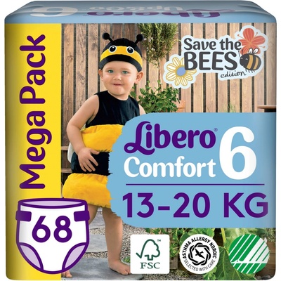 Libero Comfort 13-20 kg Junior 6 68 ks