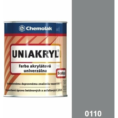 CHEMOLAK UNIAKRYL S2822 0110-sivá 0,75l