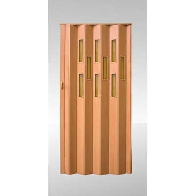 Garol Shrnovací prosklené Buk 83 x 203 cm