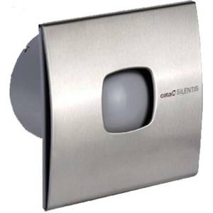 SAPHO Cata Silentis - Аксиален вентилатор за баня 12 INOX T с таймер, 20 W, 120 мм, неръждаема стомана 01081300 (01081300)