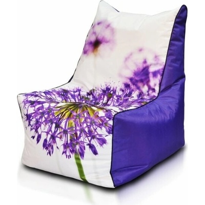 TiaHome Solid Modern fialové kvety