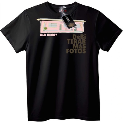 NOONEBRAND Тениска Bad Bunny Къща - XL, Black