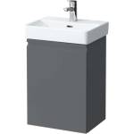 Laufen Pro S - Шкаф за умивалник с врата, 42x32x58 см, панти отляво, графитен мат H4833010964801 (H4833010964801)