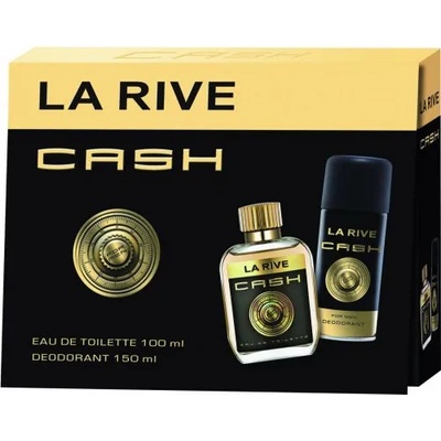 La Rive Cash For Men - Подаръчен комплект за мъже - тоалетна вода + дезодорант