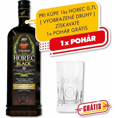Horec Black 35% 0,7 l (čistá fľaša)