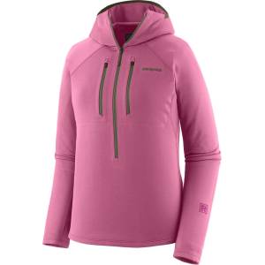 Patagonia Дамски поларен пуловер Patagonia Women's R1 Ultralight Hoody Fleece jumper - Faded Magenta (105-7274-0213)