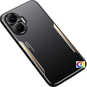 Xiaomi Poco F7 5G / Redmi Turbo 4 Pro 5G Удароустойчив Aluminum Alloy+TPU Калъф и Протектор