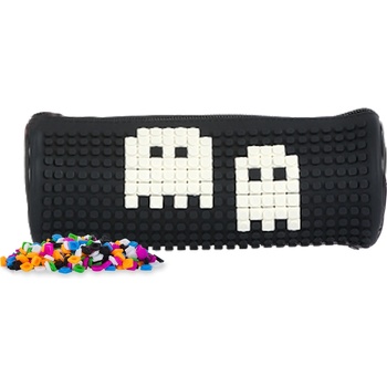 PIXIE CREW Цилиндричен ученически несесер Pixie Crew - Black (PXA-05-L24)