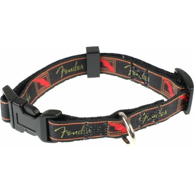 Perris leathers каишка за куче PERRIS LEATHERS - Fender - Черно, червено, жълто - F01_Collar