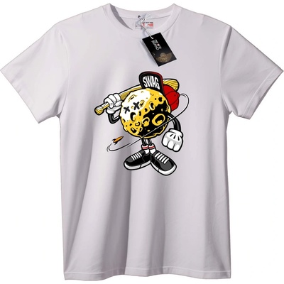 NOONEBRAND Тениска Свръхready Череп - M, Black