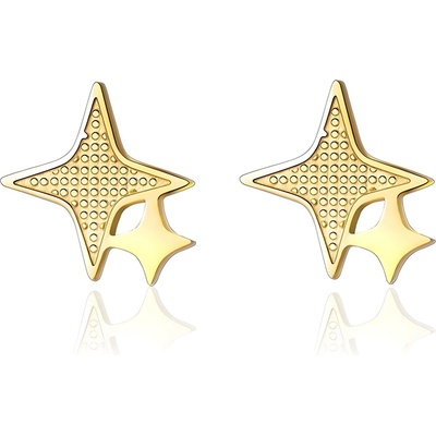 HARAHU Обеци ds-23460 - Златна kp23460 (ds-23460)