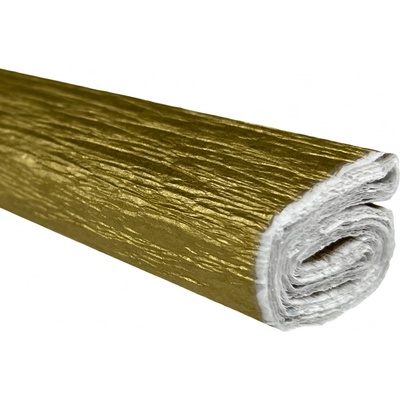 Krepový papír zlatý 0,5x2m C40 28 g/m2