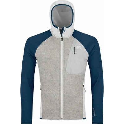 Ortovox Fleece Gp Classic Knit Hoody Men's šedá modrá