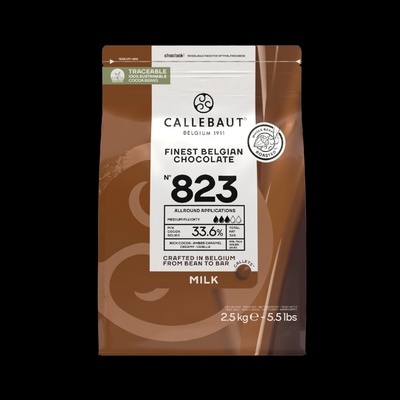 Callebaut 823 mléčná 33,6% 2,5 kg