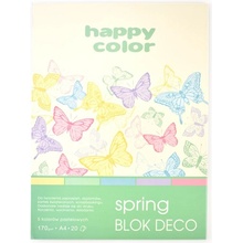 Happy Color Blok Deco Spring A4 170g 20 listů 5 barev HA 3817 2030 110