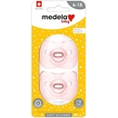 Medela Baby měkký celosilikon dudlík Girl transparentní