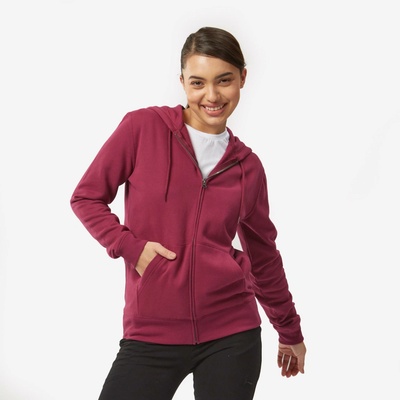 Nyamba dámska mikina na zips na fitness fialová