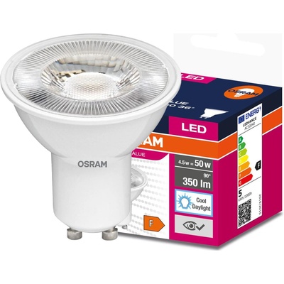 Osram Žiarovka LED GU10 50 ean8647 36° 4,5W/6500K Value PAR16