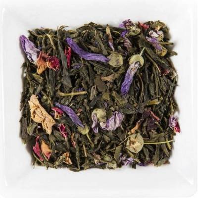 Unique Tea Unique Tea Modrá obloha zelený čaj aromatizovaný 50 g
