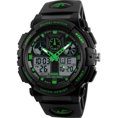 Skmei Спортен мъжки часовник skmei tough, Зелен (skmei-1270-green)