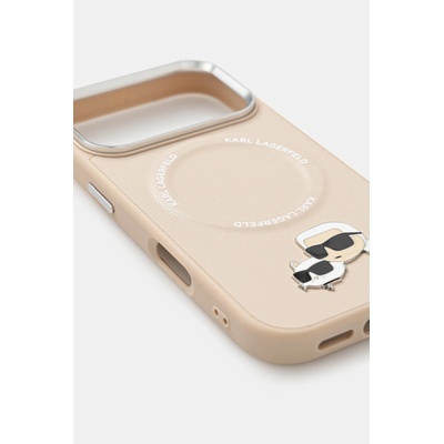 KARL LAGERFELD Кейс за телефон Karl Lagerfeld iPhone 17 Pro (KLHMP17LPSMLRKCE)