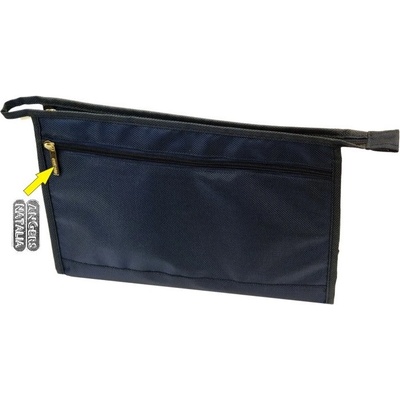 Natalia Angers Kozmetická kabelka na zips veľká modrá 32 x 20 x 9 cm NA01