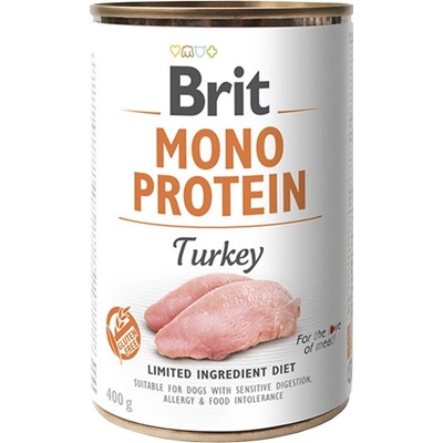 Brit Mono Protein Turkey 24 x 400 g