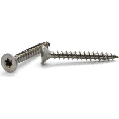 Vrut univerzální 4x40 nerez A2, zápustná hlava, TORX, celý závit