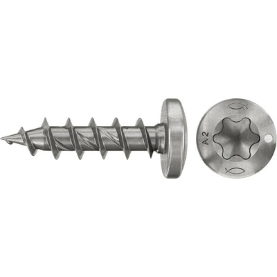 Fischer 574146 šrouby do dřevotřísky 3.5 mm 16 mm TX Nerezová ocel 200 ks
