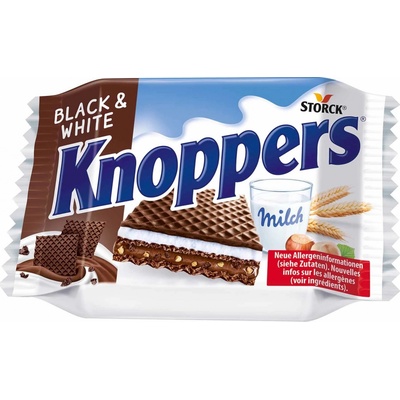 Knoppers Oplatka Black & White 25 g