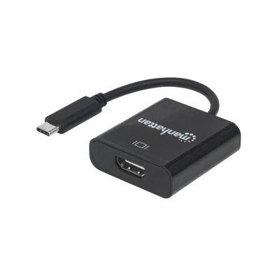 Manhattan Конвертор USB Type-C 3.1 към HDMI, черен, 151788