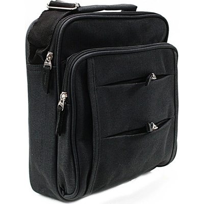Čierna pánska praktická crossbody taška Abdon