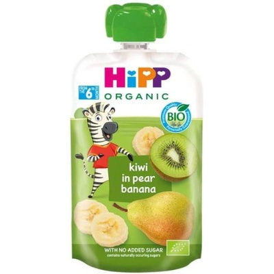 HiPP Био Плодова закуска круша, банан и киви 100 гр. - 6+ месеца
