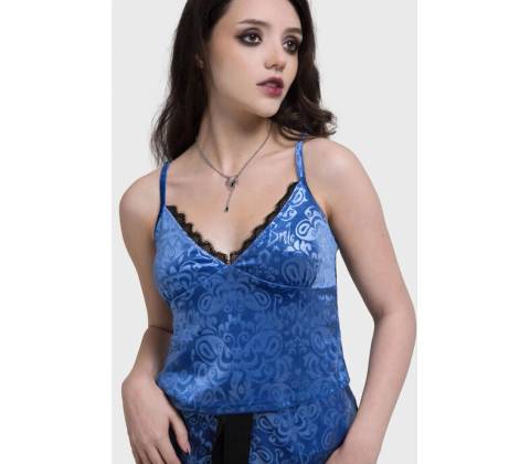 Killstar CORPSE BRIDE Whimsy Flutter Blue
